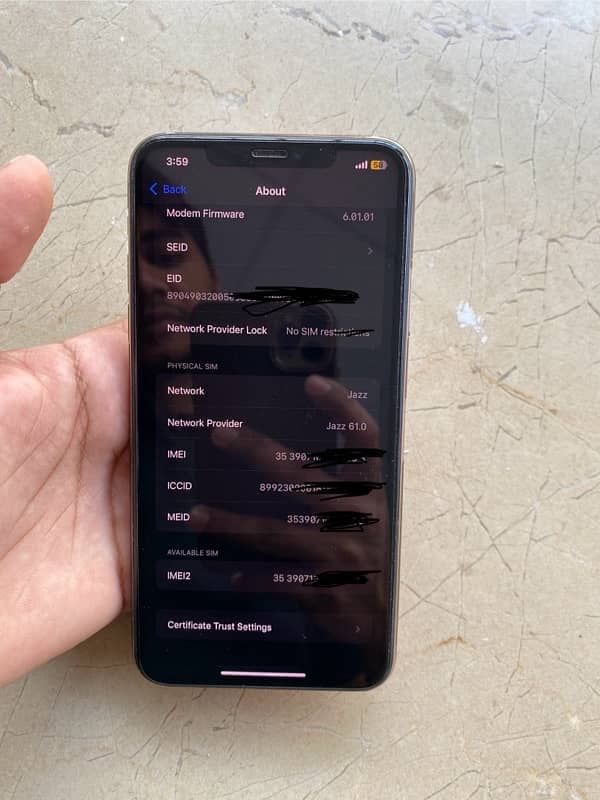 iphone 11 pro max 256gb officially pta approved duel sim 11