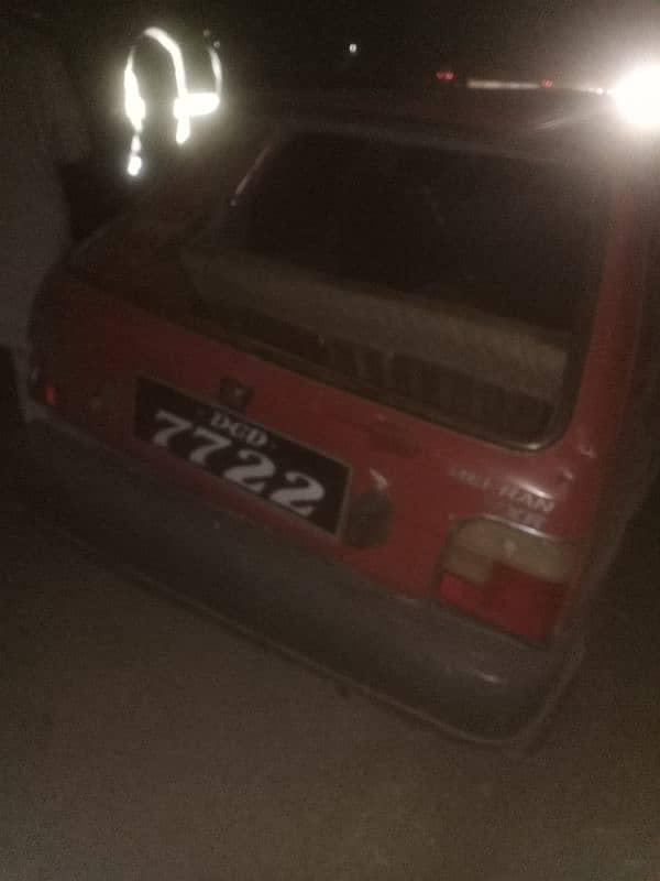 Mehran 1991 model accident Car for sale 3