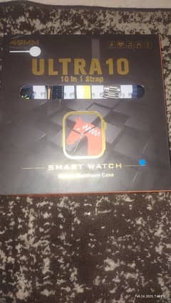 Ultra 10 smart watch 8 in 1 straps + Extra Free Watch cover