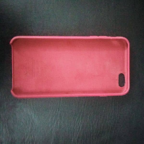 I phone 6s plus silicone back cover with velvet interior 1