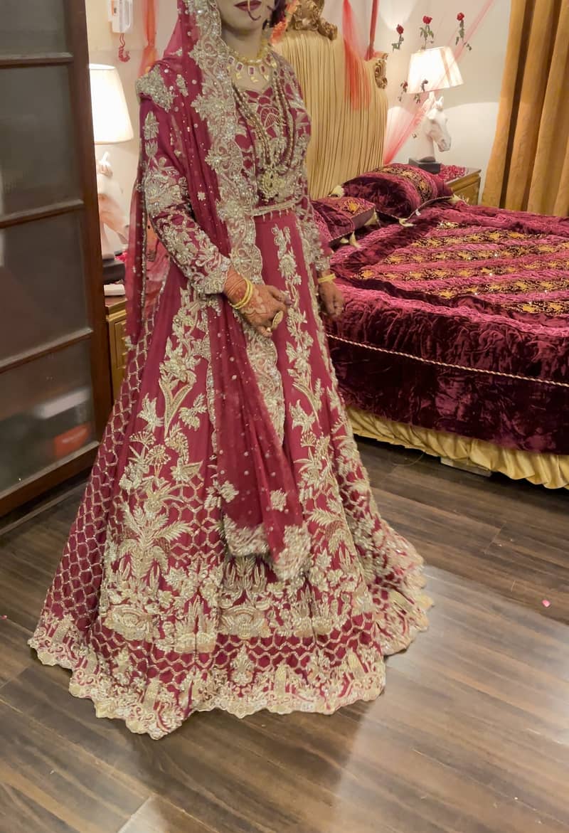 Bridal lehnga one time use only 2