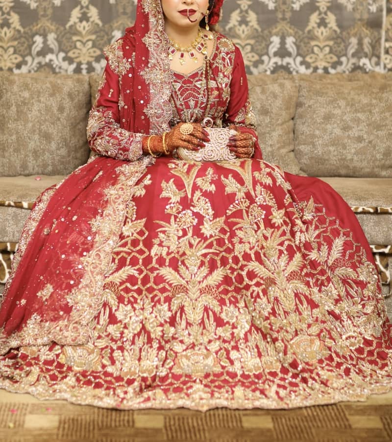 Bridal lehnga one time use only 3