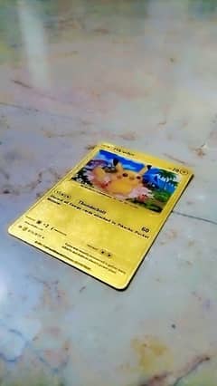 POKEMON GOLDEN RARE CARD