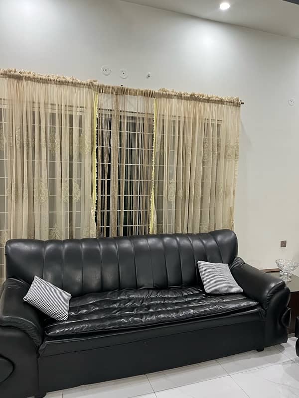 Sofa Set 7 Seater Black Colour 2