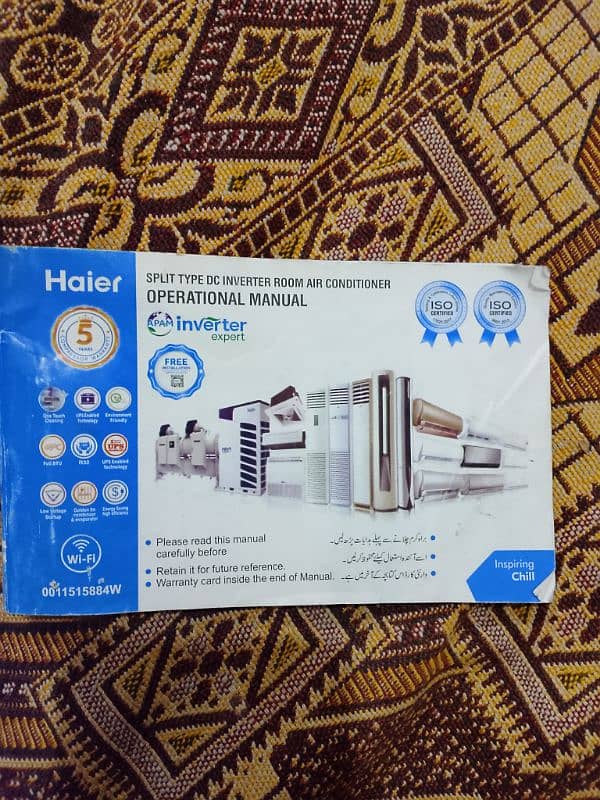 Haier AC DC now model urgent for sale 1