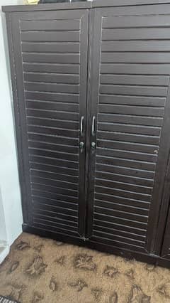 3 Partition Wardrobe Wooden