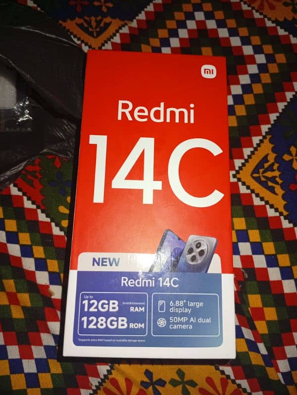 redmi 14 c in New condition fivedays use onlye 1