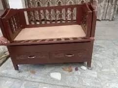 baby cot / wooden baby cot / kids bed / kids furniture / kids cot /cot