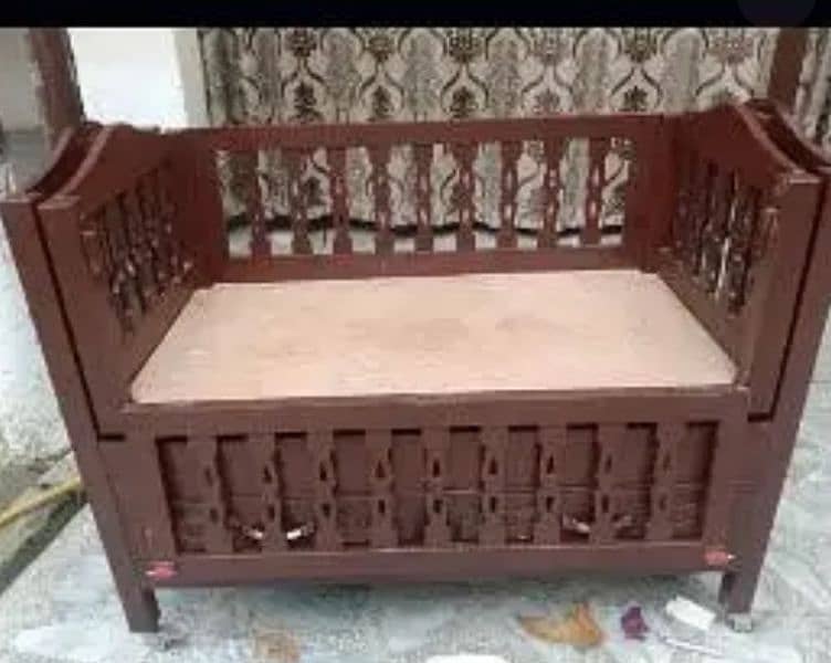 baby cot / wooden baby cot / kids bed / kids furniture / kids cot /cot 3