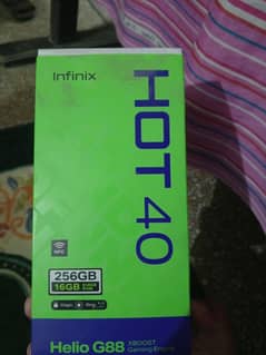 Infinix Hot 40for sale argent 16.256box charge k sath