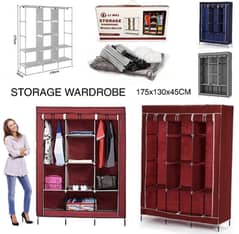 3 Layer Storage Wardrobe Model 88130 Shelf Rack Fancy And Foldable han