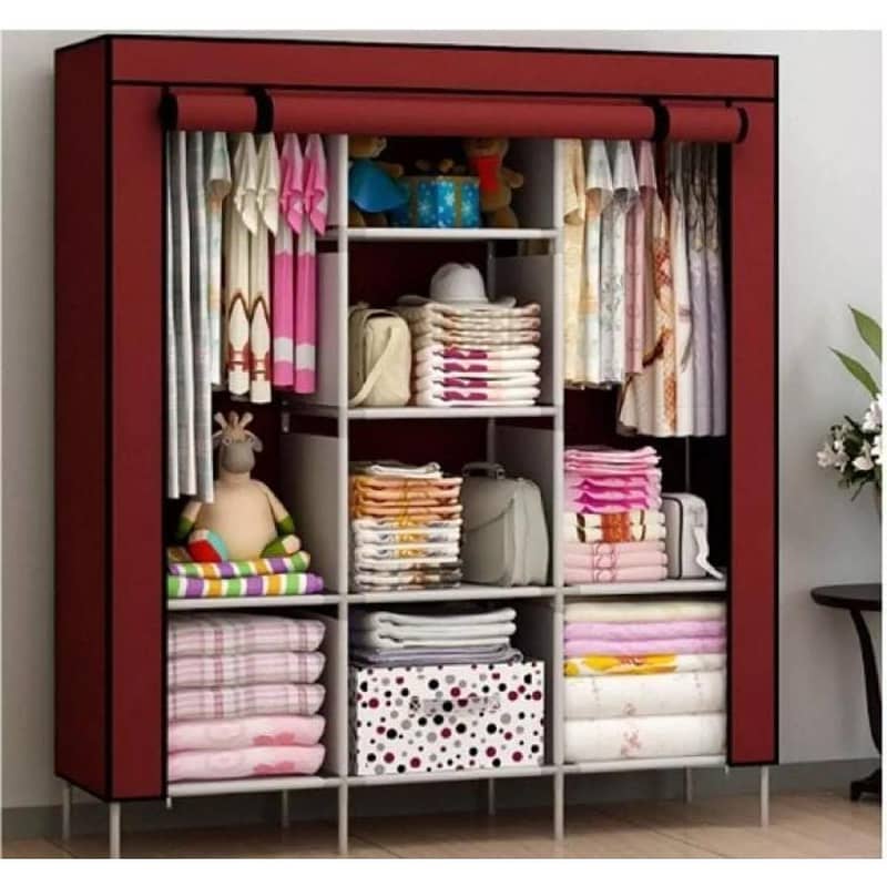 3 Layer Storage Wardrobe Model 88130 Shelf Rack Fancy And Foldable han 2