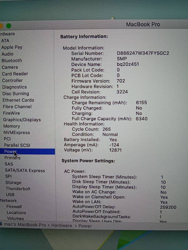 MacBook pro 2015_13.3"inch (16GB/256GB SSD) 11