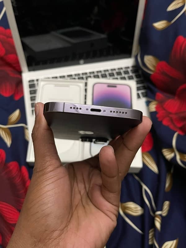 14 Pro Max 256Gb Complete Box Non Pta Factory unlock 6