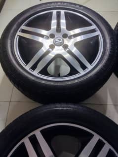 Alloy Rim with Tyres 17"