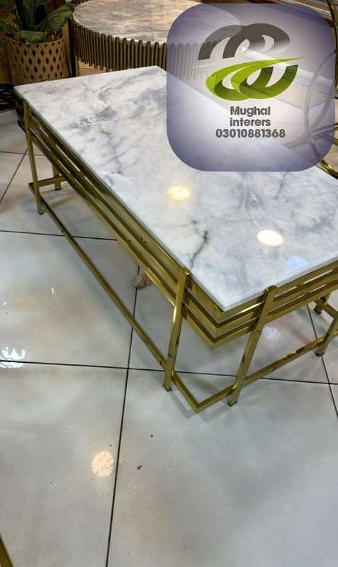 Luxury center & cansol tables in different designs 1