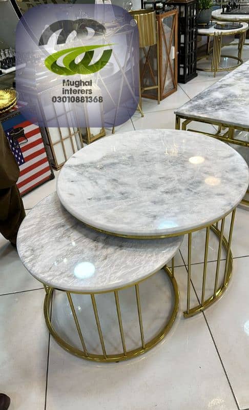 Luxury center & cansol tables in different designs 6