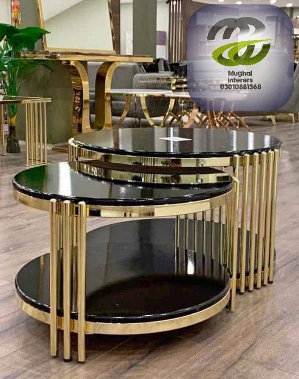 Luxury center & cansol tables in different designs 8