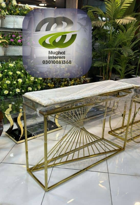 Luxury center & cansol tables in different designs 12