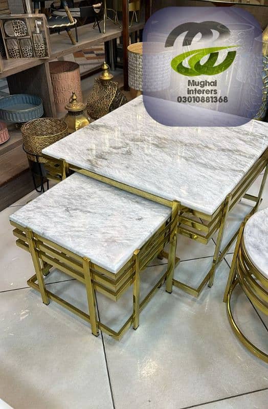 Luxury center & cansol tables in different designs 13