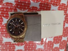 Michael Kors Oversized Lexington Gold-Tone Watch