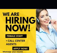 Call center agents required