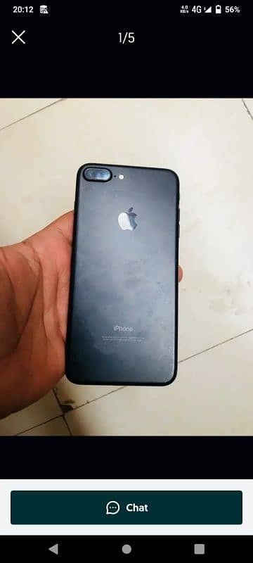 iphone 7 plus 256gb PTA approved battery health 85 percent 0