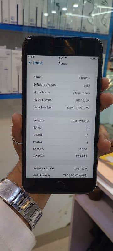 I Phone 7 plus, 128gb, Official PTA Approved 4