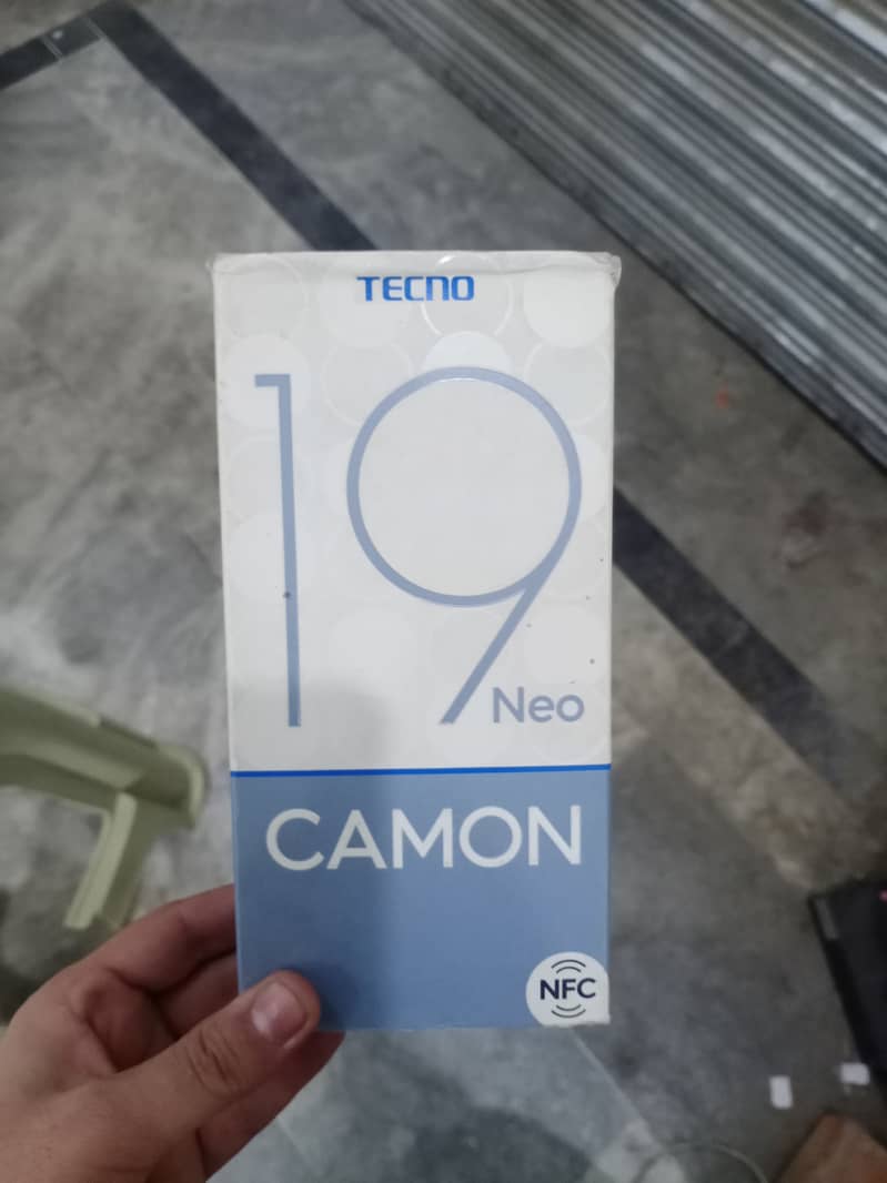 Tecno coman 19 neo 6/128 only box 3