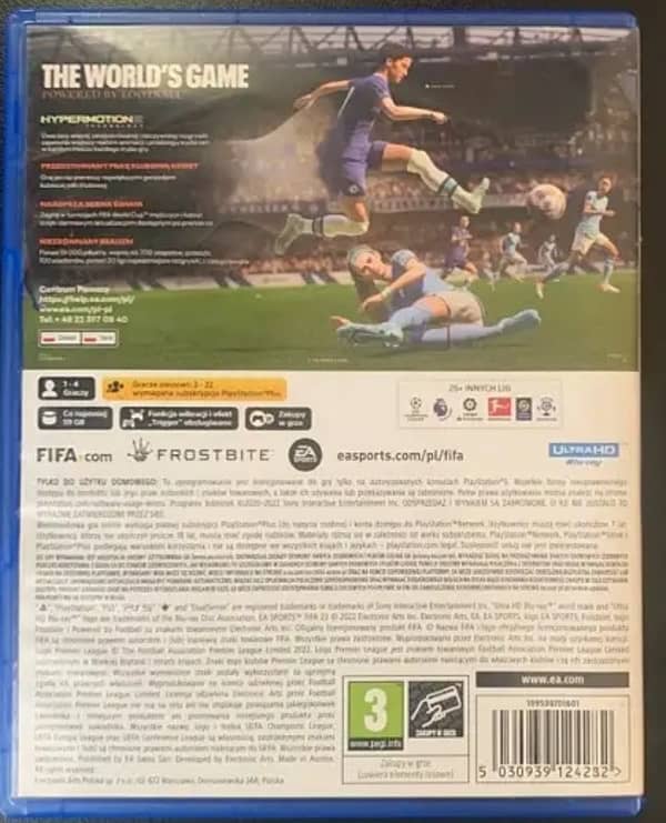 FIFA 23 Video Game PS5 CD DISK gift games for kids MESSI RONALDO GAME 1