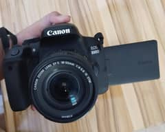 Canon 800d with 18-55 lens