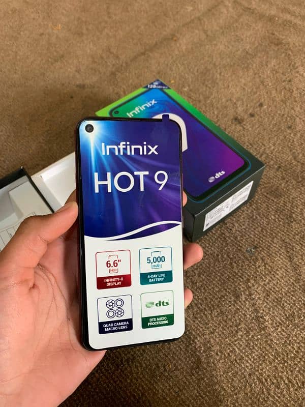 Infinix hot 9 4Ram 128 Memory no open norepair first owner urgent sale 2