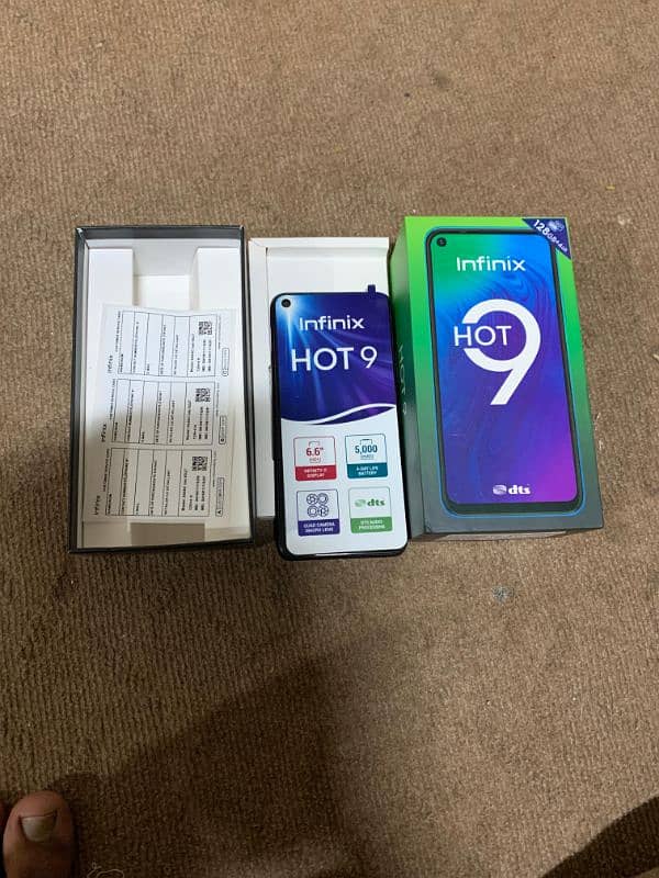 Infinix hot 9 4Ram 128 Memory no open norepair first owner urgent sale 5