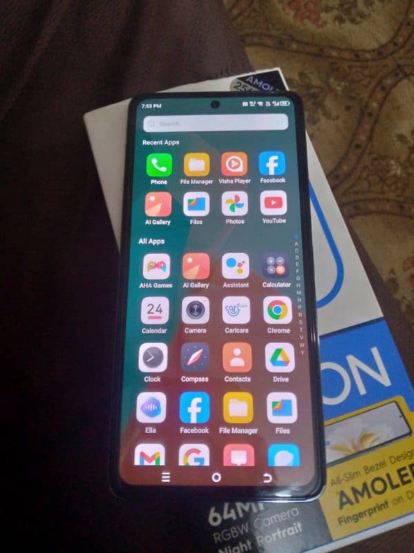 Tecno Camon20 8/256 complete box 0