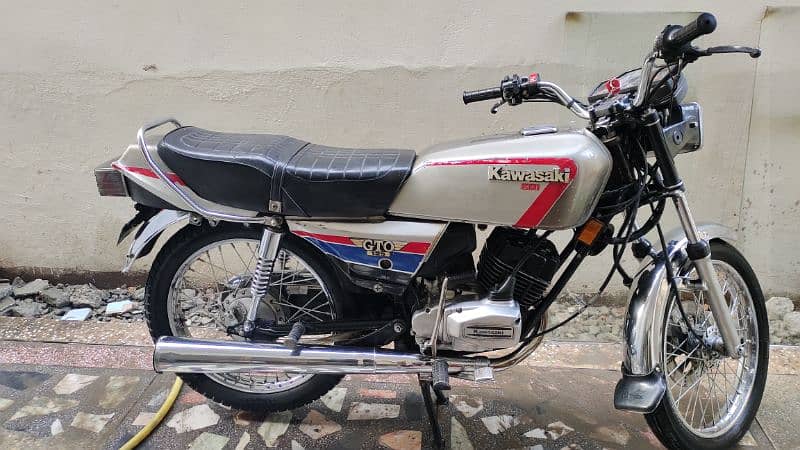 Kawasaki gto125 Islamabad number for sale 0