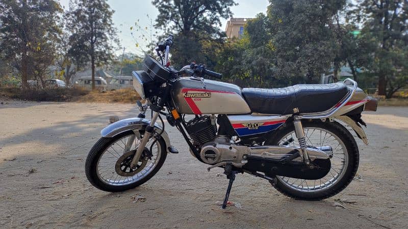 Kawasaki gto125 Islamabad number for sale 1