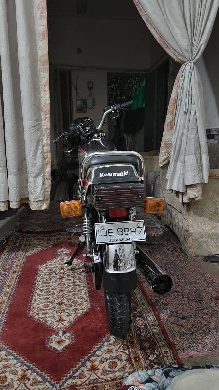 Kawasaki gto125 Islamabad number for sale 4