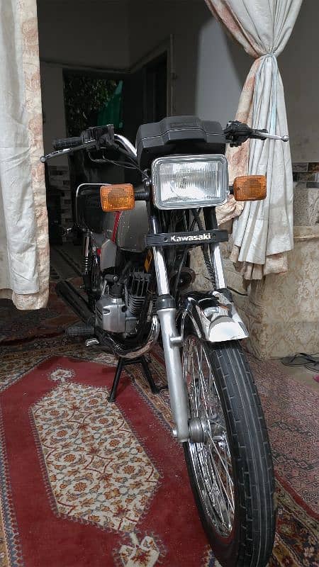 Kawasaki gto125 Islamabad number for sale 5