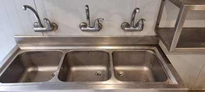 SS Three Bowl Sink from Kitchen Care