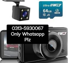 imported dual dash camera 1080 hd front and rear parking sensors