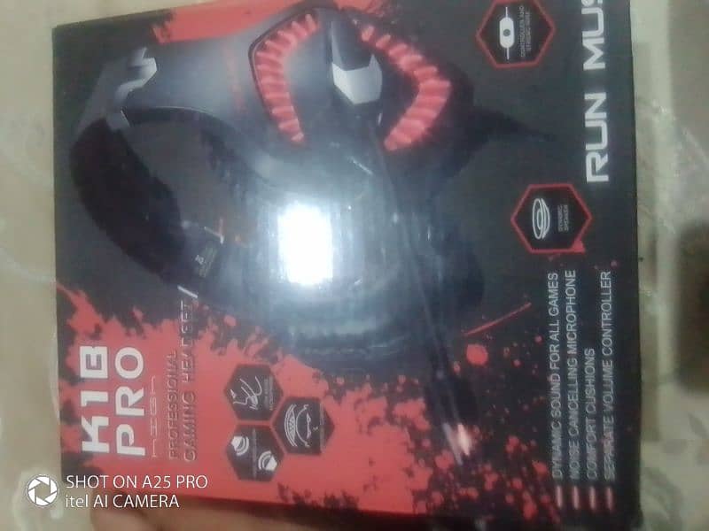 KIB PRO PROFESIONAL GAMING HEADPHONE ONLY 1 MONTH USE 0