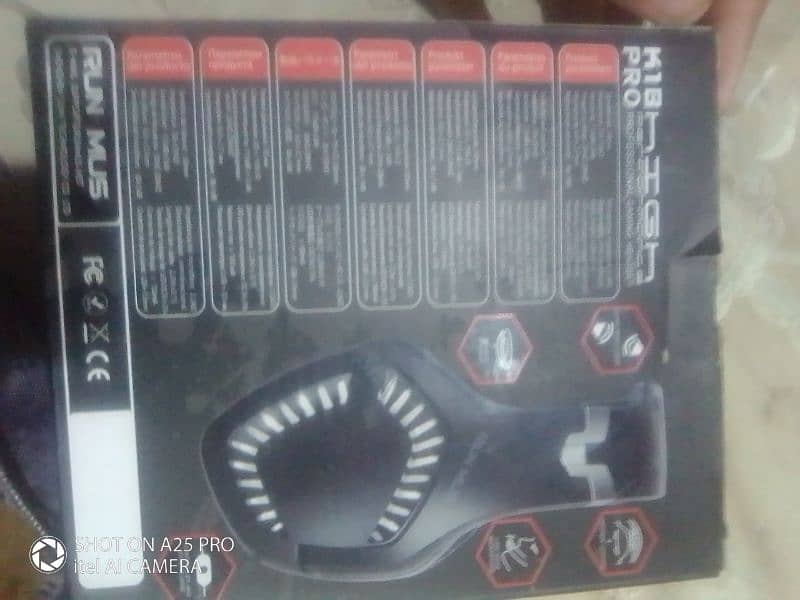 KIB PRO PROFESIONAL GAMING HEADPHONE ONLY 1 MONTH USE 2