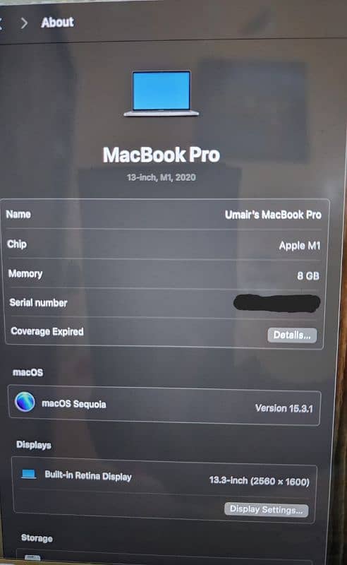 MacBook Pro m1 2020 2