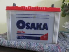 Battery 100Amp OSAKA 4Month Used Bhtreen condition O3OO,2357.826