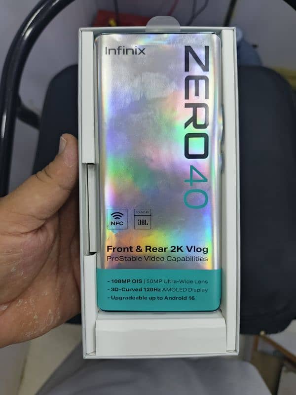 Infinix zero 40 box pack 1