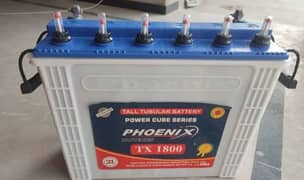 185 AHP TX1800 Phoenix Tubular Batteries VERY GOOD working Condition/9