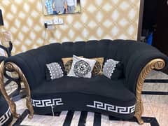 black sofas 7 seater