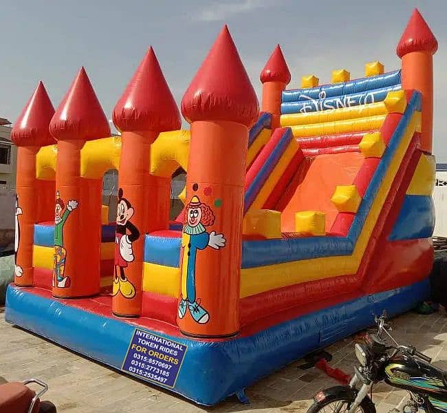 kids token rides 03152535497 swing/jhoolay / jumping castle ٹوکن جھولے 0