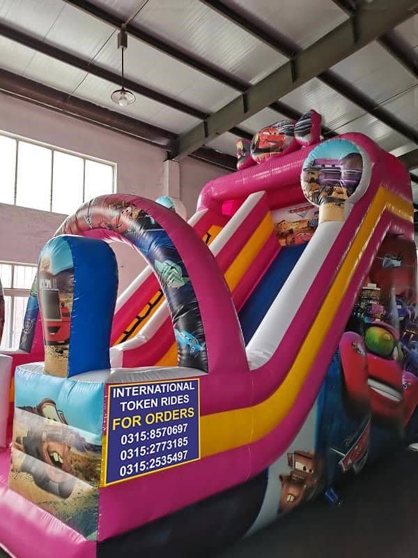 kids token rides 03152535497 swing/jhoolay / jumping castle ٹوکن جھولے 3