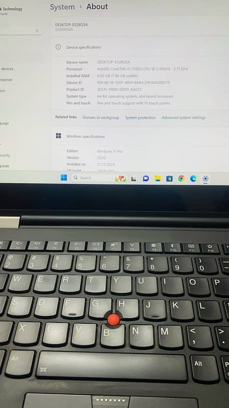 lenovo thinkpad i5 7th Generation 3